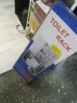 Over-the-Toilet Storage Rack - Modern Bathroom Organizer - 2