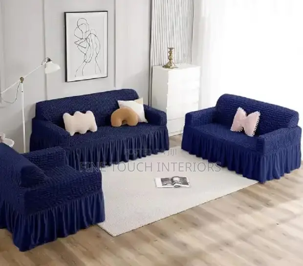 Soft Elastic Turkish Couch Cover - 5 Seater - 1