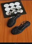 Zara Flat Slingback Sandals - 1