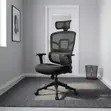 Orthopedic Mesh Office Chair with Adjustable Arms - 1