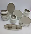 28pcs European Double Glaze Porcelain Dinner Set - 2