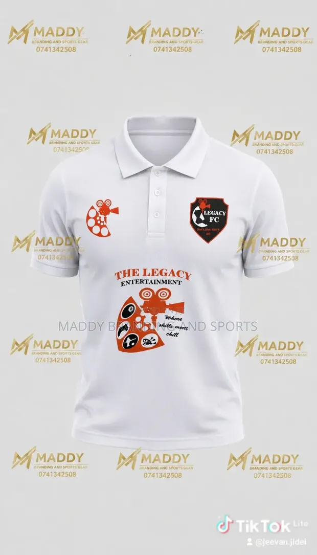 White Polo T-Shirt - 1