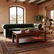 Executive Mahogany Coffee Table - Red Polish - 5