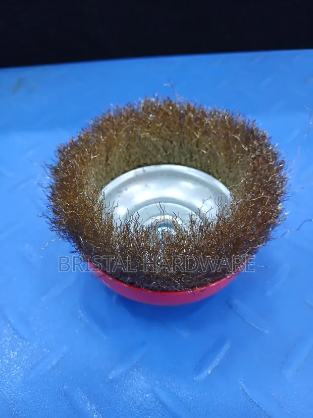 5" Brashi ya Chuma ya Crimped kwa Angle Grinder - 1
