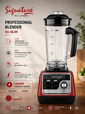 Signature Blender ya Biashara 1600W 2L