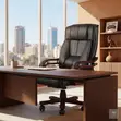 Executive High Leather Bliss Office Chair - 5