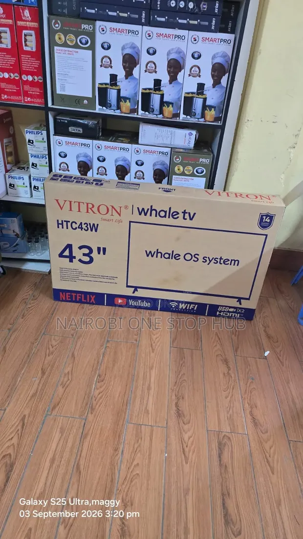 Vitron 43 Inch Whale Smart TV - 1