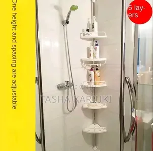 4-Layer Bathroom Corner Rack