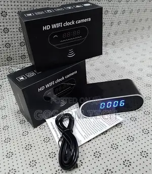 Spy Table Clock Camera - Wi-Fi Hidden Camera na Live Remote Viewing