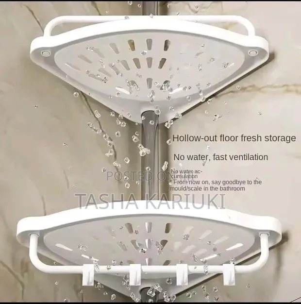 4 Layer Bathroom Corner Shelf - 1