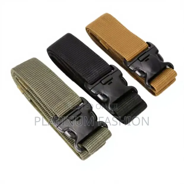 Black Hawk Leather Belt - 1