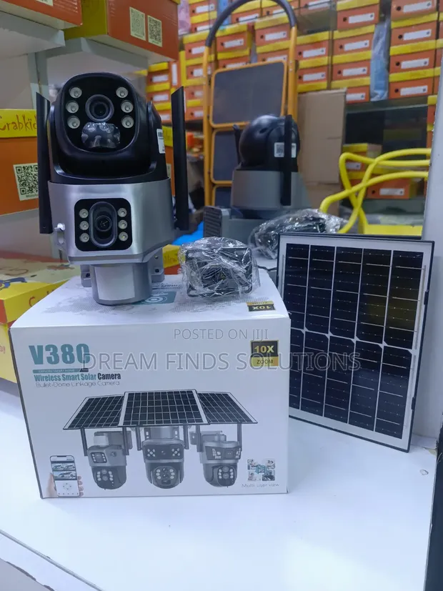 V380 Apex Guard Dual-Lens Solar PTZ System - 1