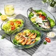 High Borosilicate Glass Baking Dish & Food Storage Set - 1