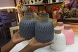 5pcs Pineapple Plastic Vase Set - 1
