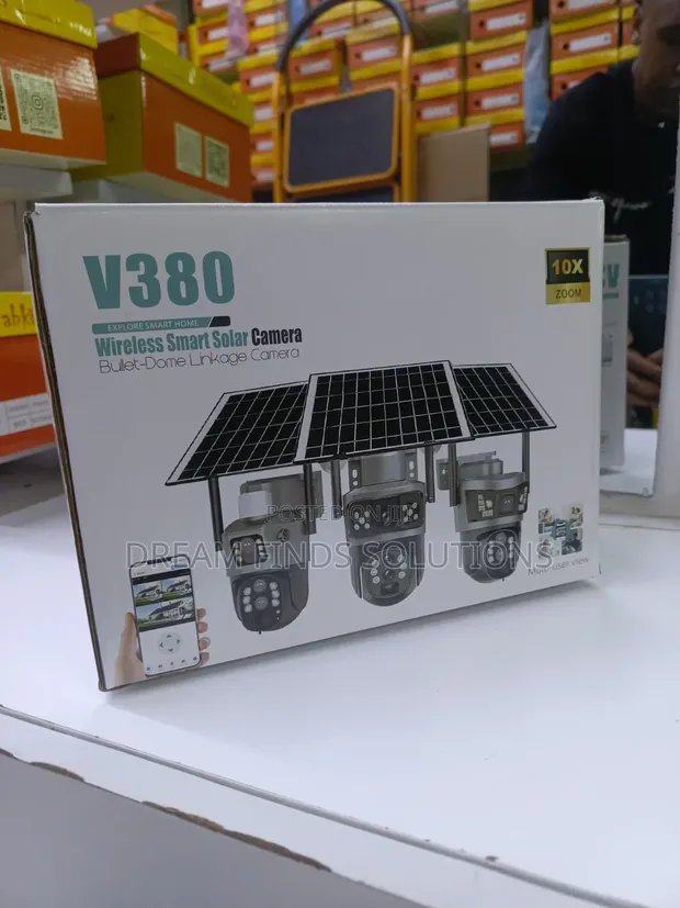 V380 Advanced Wireless Solar Camera (Dual Screen) - 1