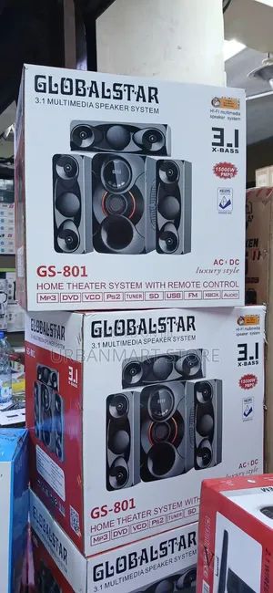 Brand New Globalstar GS-801 3.1CH Bluetooth Home Theater System