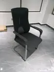 Black Mesh Breathable Conference Chair - 4