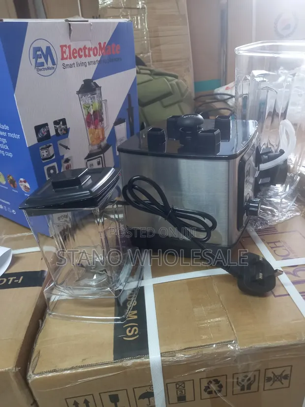 Electromate Commercial Blender - Silver - 1
