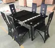 6 Seater Glass Dining Table - 5