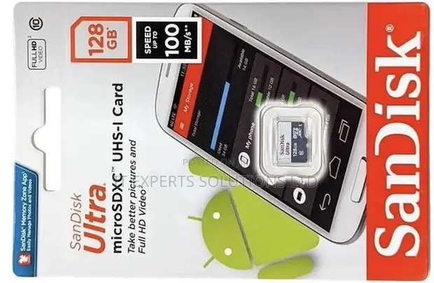 SanDisk Ultra 128GB microSDXC Class 10 Memory Card - 1