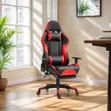 Adjustable Leather Gaming Seat - 3