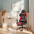 Adjustable Leather Gaming Seat - 4
