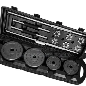 Seti ya Premium ya Barbell & Dumbbell Inayoweza Kurekebishwa ya 50kg
