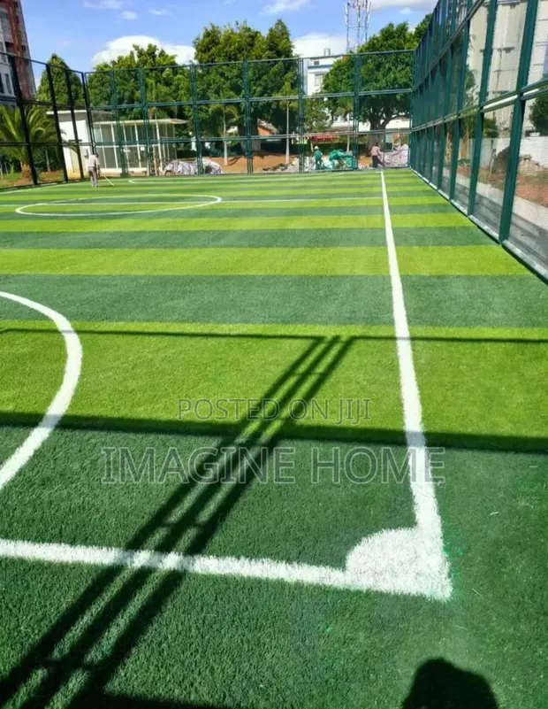 Football Pitch Green Grass Carpet - 1