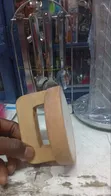 11.5cm Round Wooden Chapati/Roti Press - 3