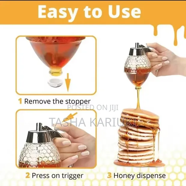 Acrylic Honey Dispenser 200ml Alp - 1
