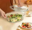 Heat Resistant Glass Baking Casserole Set (2pcs) - 1