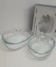 Heat Resistant Glass Baking Casserole Set (2pcs) - 2