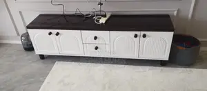 Used Bed, Bedside Drawers, and TV Stand