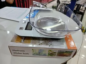 Electronic Kitchen Scale with Bowl