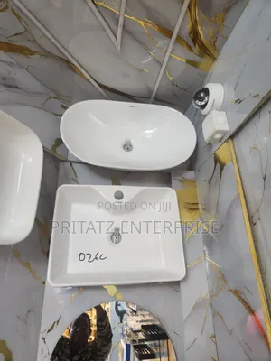 Sink ya Kauri Nyeupe ya Juu ya Meza Mpya