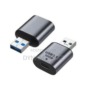 USB 3.1 A Male to Type-C Female Adapter Converter - 10Gbps