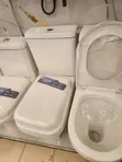 Choo cha Frencia Nyeupe cha Keramik na Cistern na Dekelo - 1