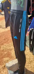 Sky Blue & Black Nike Track Trousers - 1