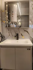 Bathroom Organising Cabinet with Mirror - 2