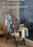 Foldable Floor-Standing Clothes Hanger & Drying Rack - 2