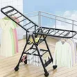 Portable Heavy Duty Laundry Drying Rack - 180x160x47cm - 1