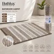 Bathroom Mat Set - Soft, Absorbent, Non-Slip - 4