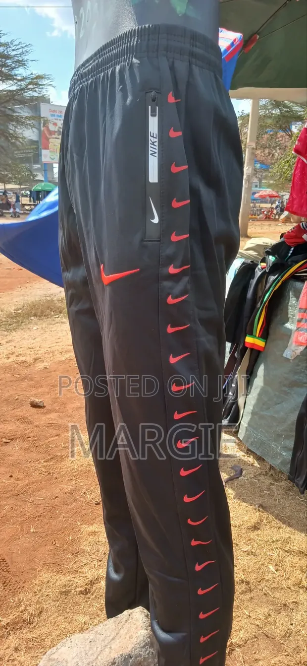Original Nike Track Trousers - Black/Red - 1