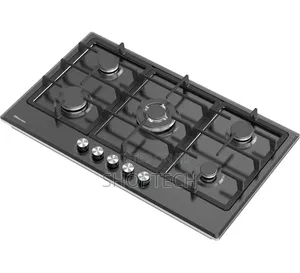 Hisense 76CM Built-in Gas Hob (Chuma cha Kutolea, 5 Burner)