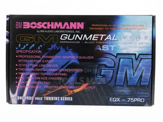 Boschmann EQX-75PRO Graphic Equalizer Car Audio - 1