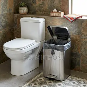 Bathlux 5L Stainless Steel Pedal Bin