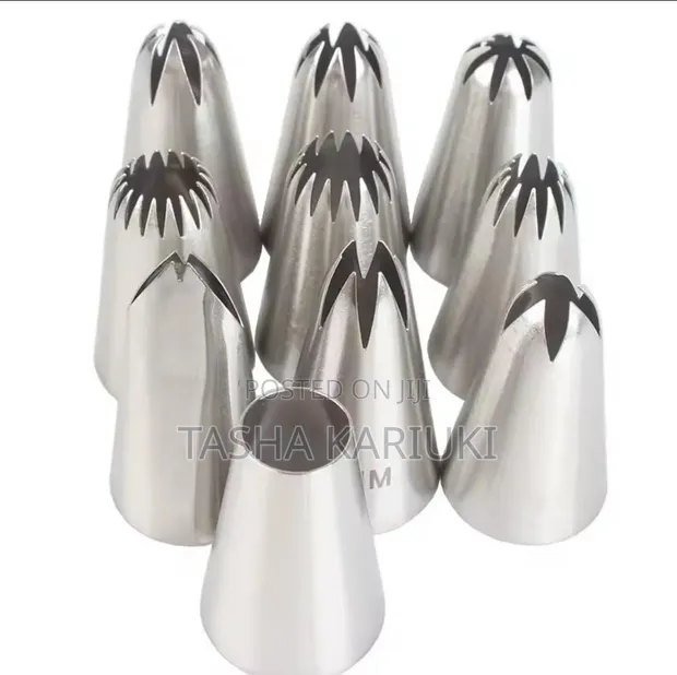 Stainless Steel Cake Decorating Nozzles & Icing Gun - 1