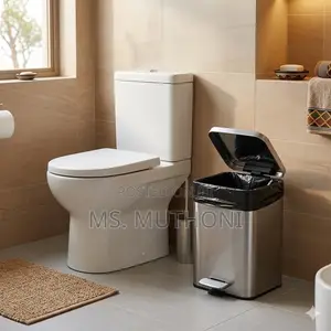 Compact 5L Stainless Steel Pedal Bin