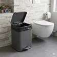 Bathlux 5L Chuma cha Kutumika cha Pedal Bin - 2