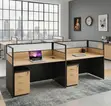 Two-Way Straight Office Workstations - 5